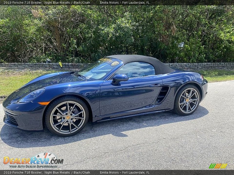 Night Blue Metallic 2019 Porsche 718 Boxster  Photo #10