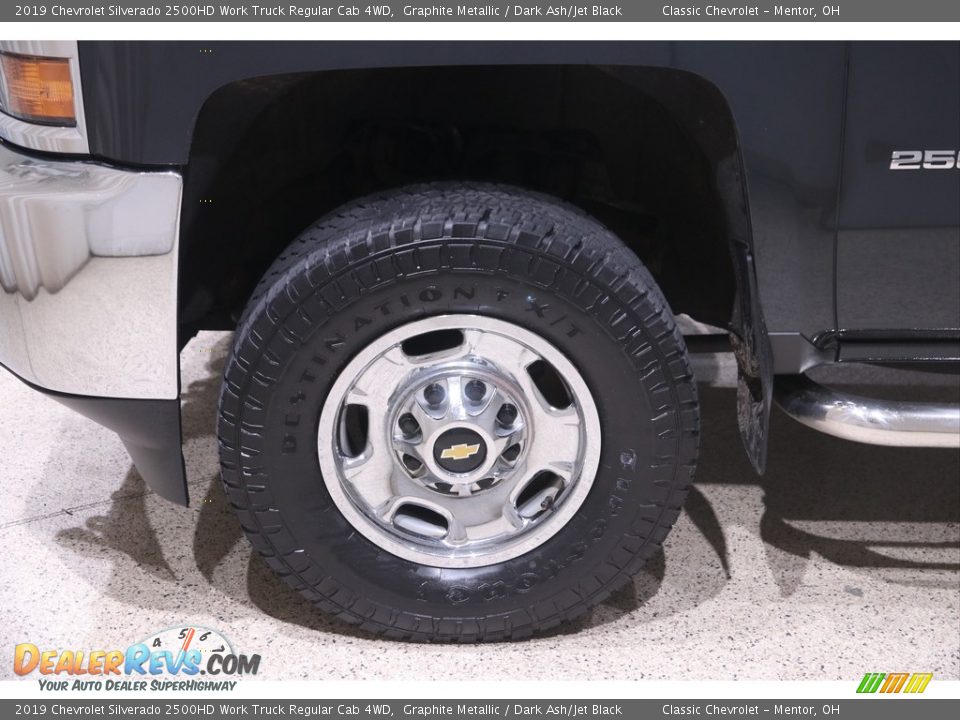 2019 Chevrolet Silverado 2500HD Work Truck Regular Cab 4WD Graphite Metallic / Dark Ash/Jet Black Photo #17