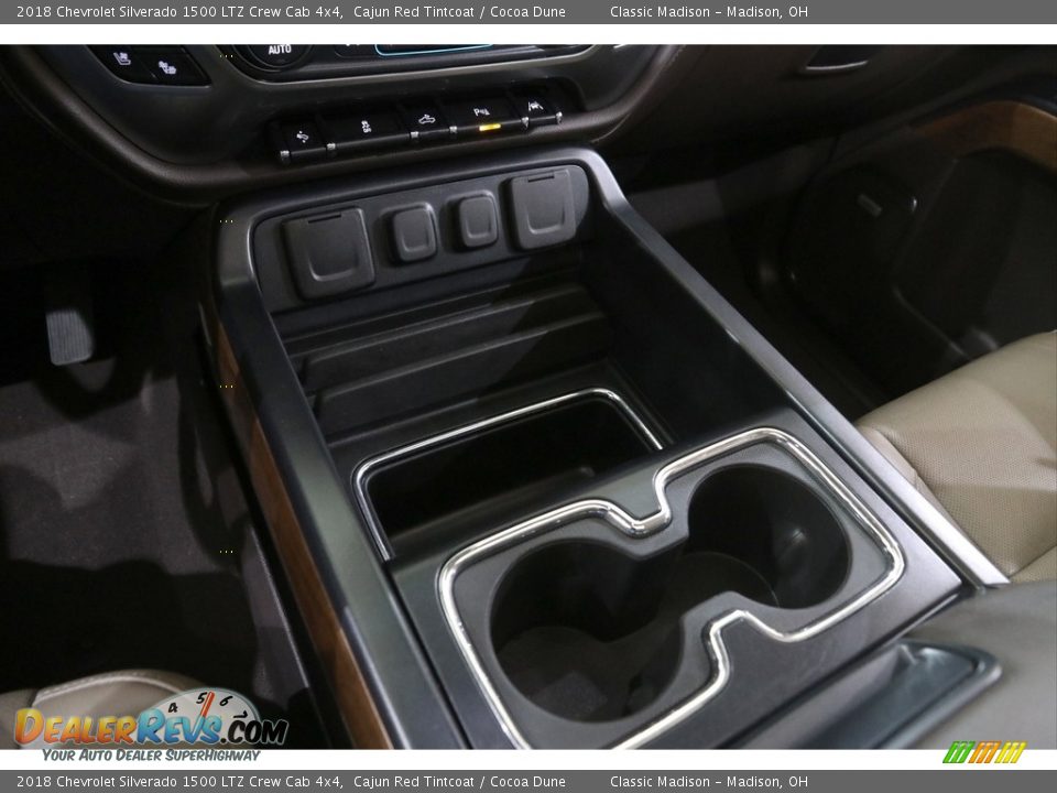 2018 Chevrolet Silverado 1500 LTZ Crew Cab 4x4 Cajun Red Tintcoat / Cocoa Dune Photo #16