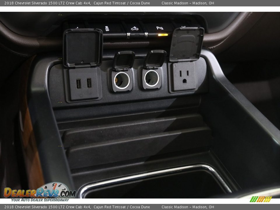 2018 Chevrolet Silverado 1500 LTZ Crew Cab 4x4 Cajun Red Tintcoat / Cocoa Dune Photo #17