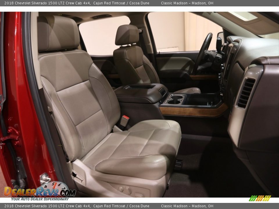 2018 Chevrolet Silverado 1500 LTZ Crew Cab 4x4 Cajun Red Tintcoat / Cocoa Dune Photo #18