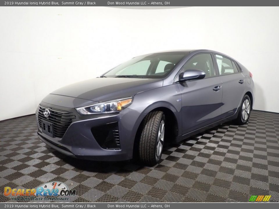 2019 Hyundai Ioniq Hybrid Blue Summit Gray / Black Photo #7