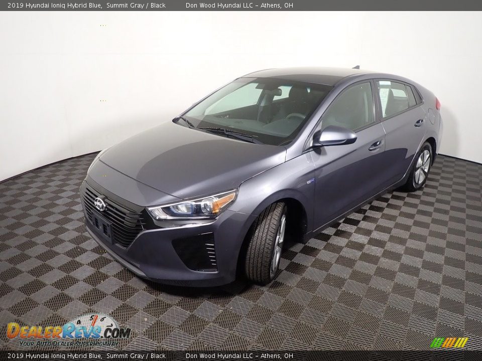 2019 Hyundai Ioniq Hybrid Blue Summit Gray / Black Photo #8