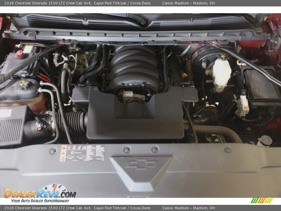 2018 Chevrolet Silverado 1500 LTZ Crew Cab 4x4 Cajun Red Tintcoat / Cocoa Dune Photo #22