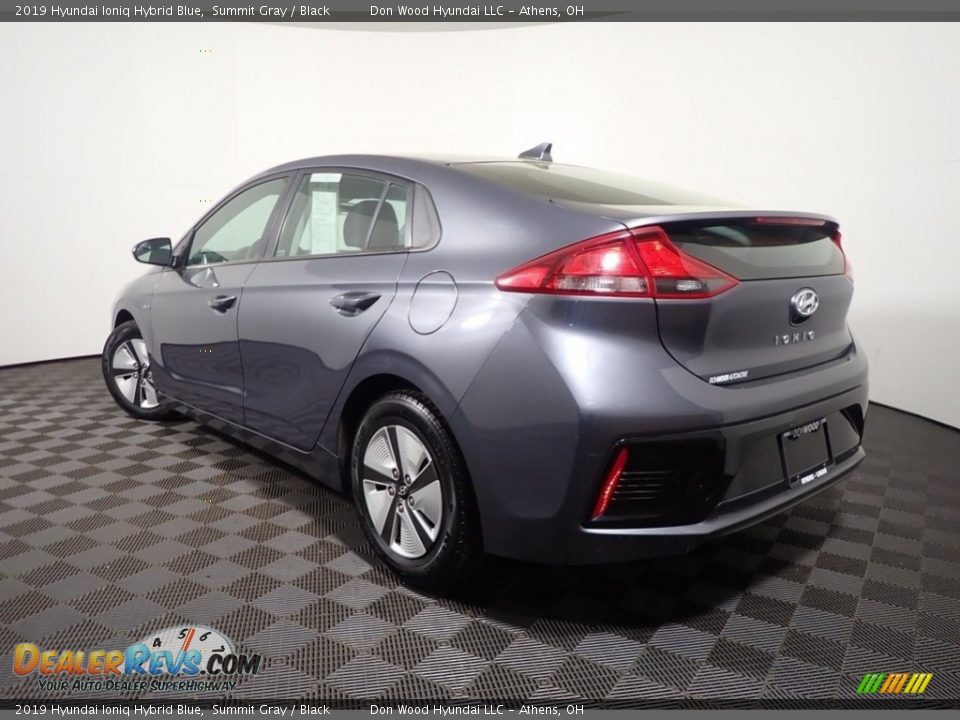 2019 Hyundai Ioniq Hybrid Blue Summit Gray / Black Photo #9