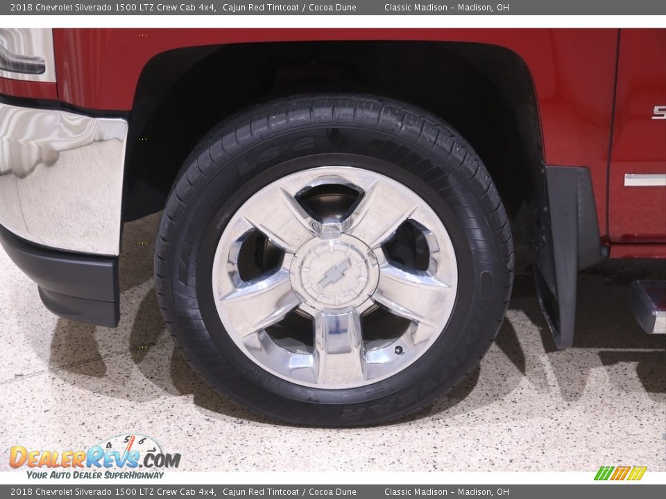 2018 Chevrolet Silverado 1500 LTZ Crew Cab 4x4 Cajun Red Tintcoat / Cocoa Dune Photo #23