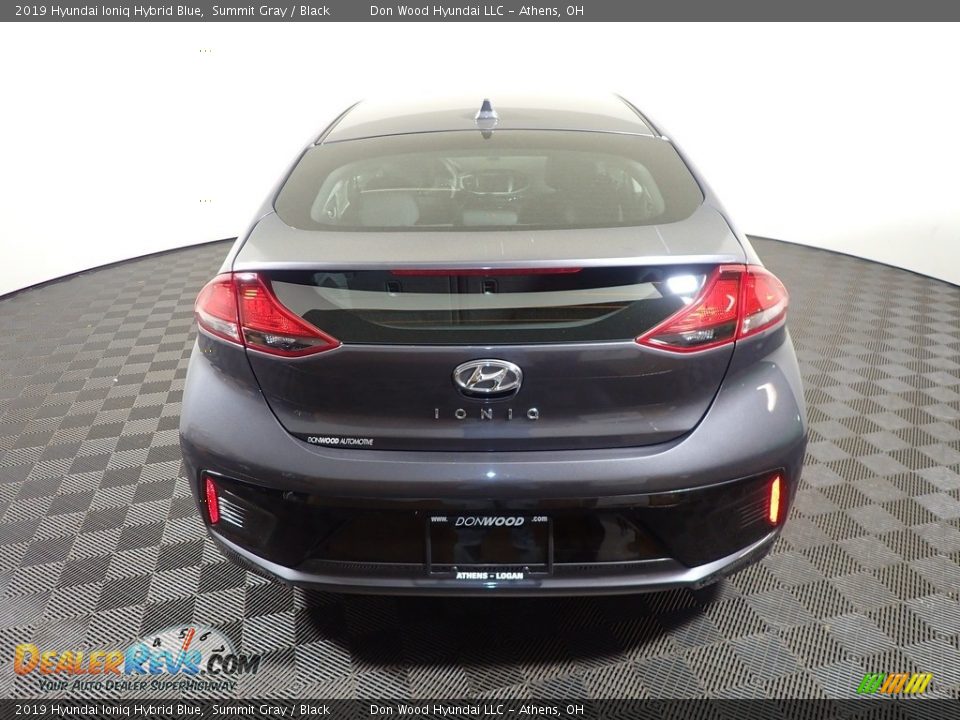 2019 Hyundai Ioniq Hybrid Blue Summit Gray / Black Photo #11