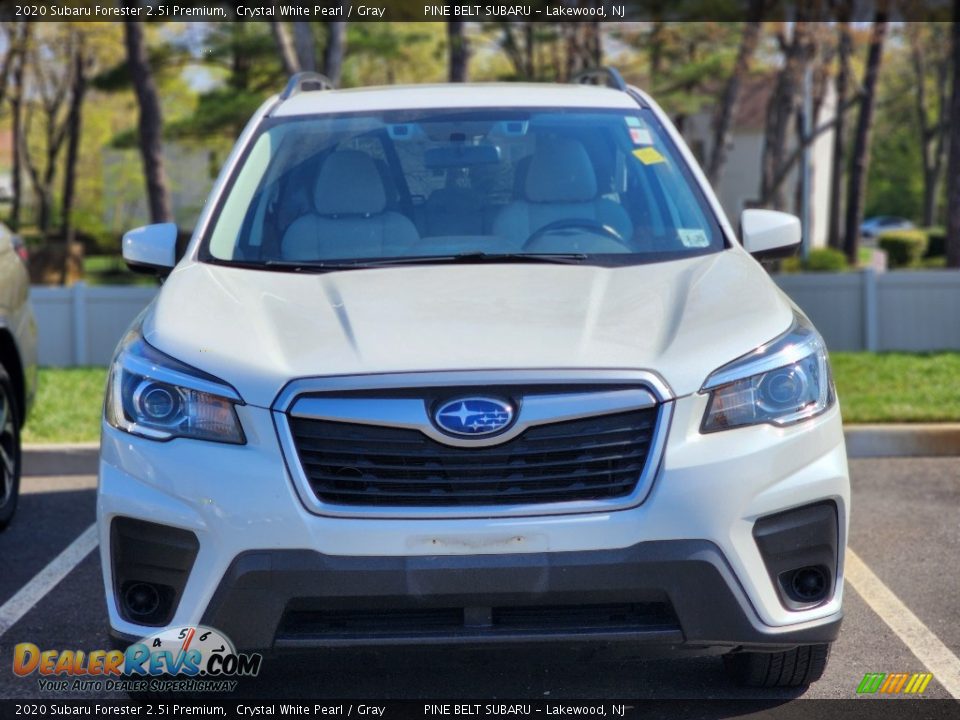2020 Subaru Forester 2.5i Premium Crystal White Pearl / Gray Photo #2