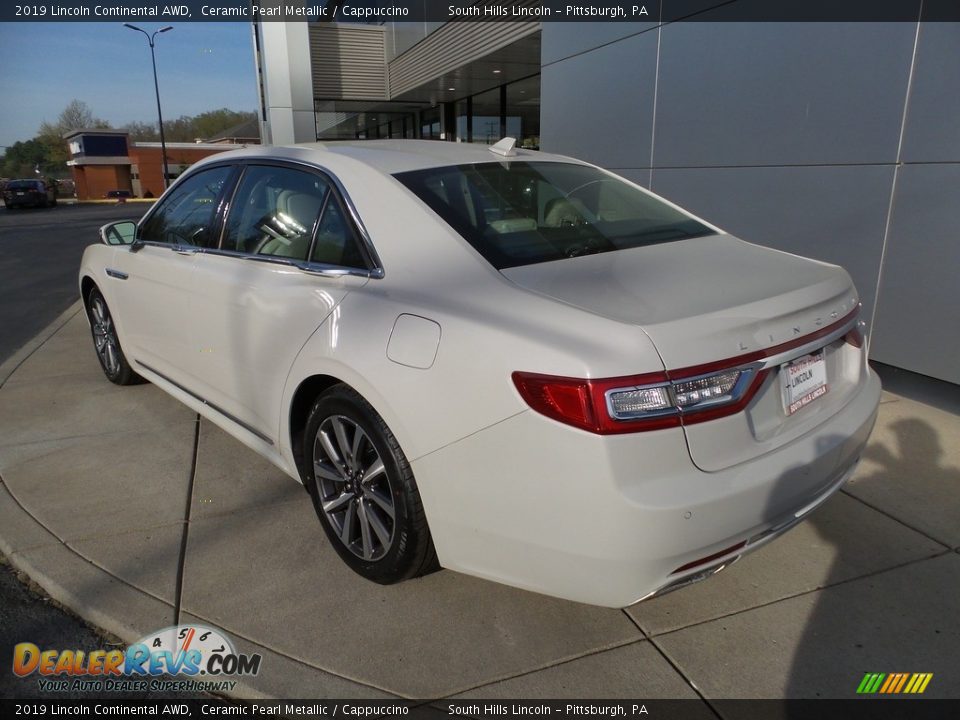 2019 Lincoln Continental AWD Ceramic Pearl Metallic / Cappuccino Photo #3