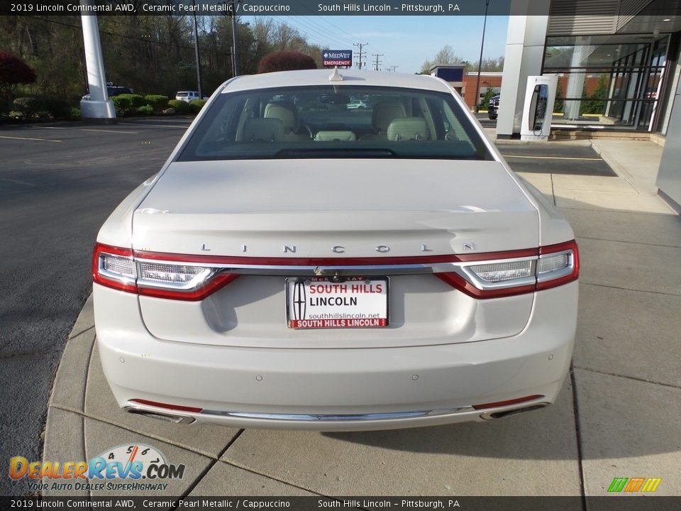 2019 Lincoln Continental AWD Ceramic Pearl Metallic / Cappuccino Photo #4