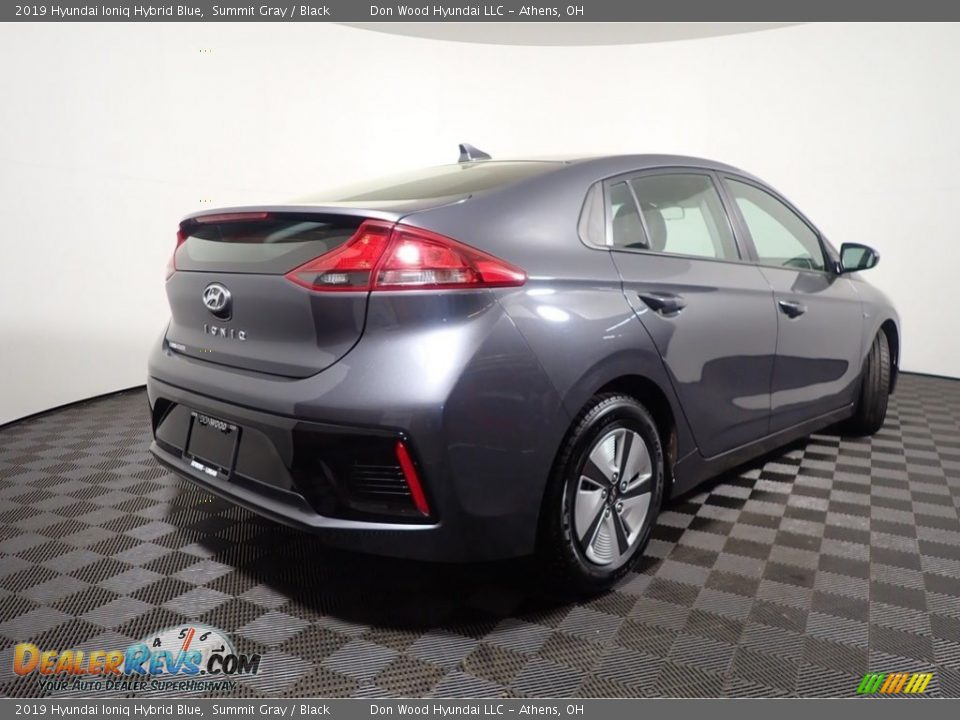 2019 Hyundai Ioniq Hybrid Blue Summit Gray / Black Photo #14