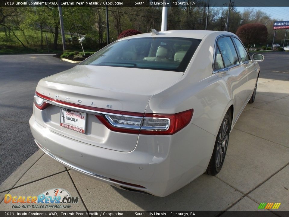 2019 Lincoln Continental AWD Ceramic Pearl Metallic / Cappuccino Photo #6