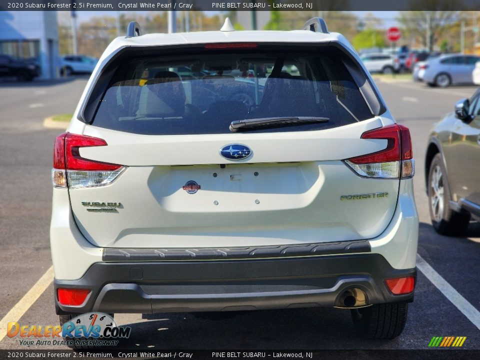 2020 Subaru Forester 2.5i Premium Crystal White Pearl / Gray Photo #6