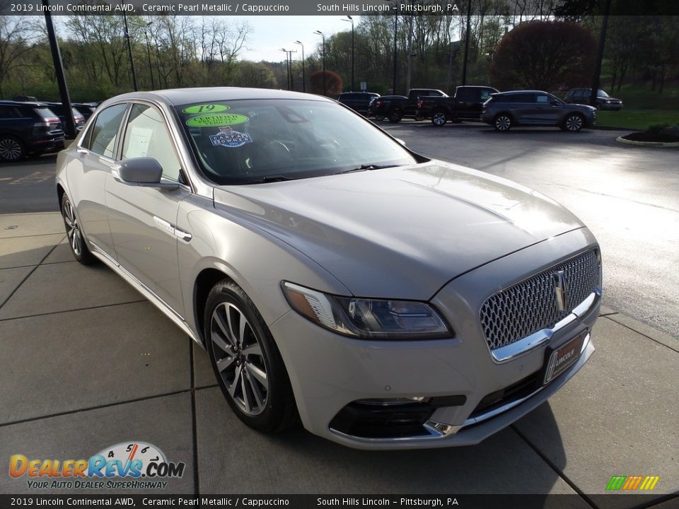 2019 Lincoln Continental AWD Ceramic Pearl Metallic / Cappuccino Photo #8