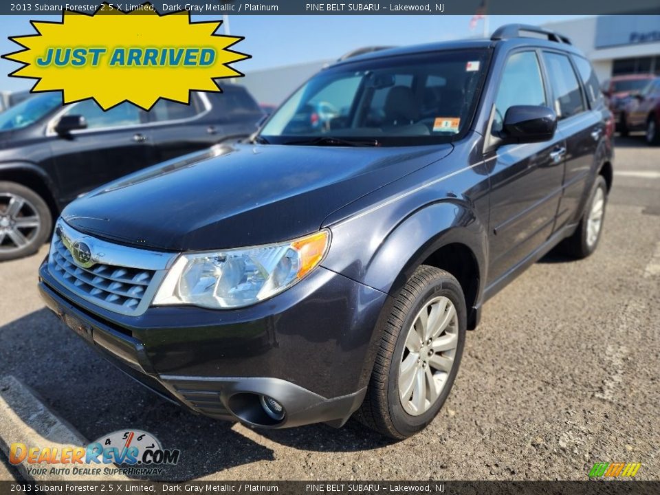 2013 Subaru Forester 2.5 X Limited Dark Gray Metallic / Platinum Photo #1