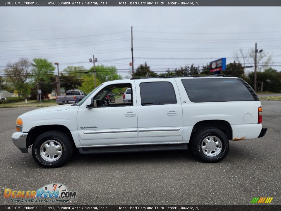 2003 GMC Yukon XL SLT 4x4 Summit White / Neutral/Shale Photo #4