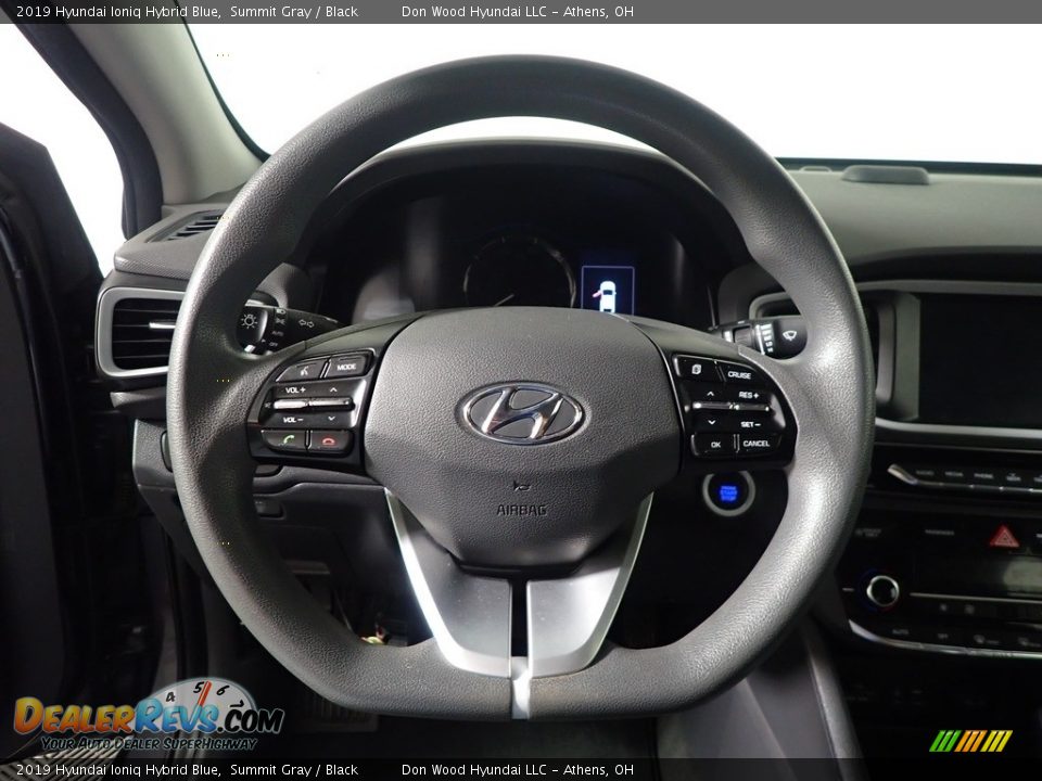 2019 Hyundai Ioniq Hybrid Blue Summit Gray / Black Photo #23