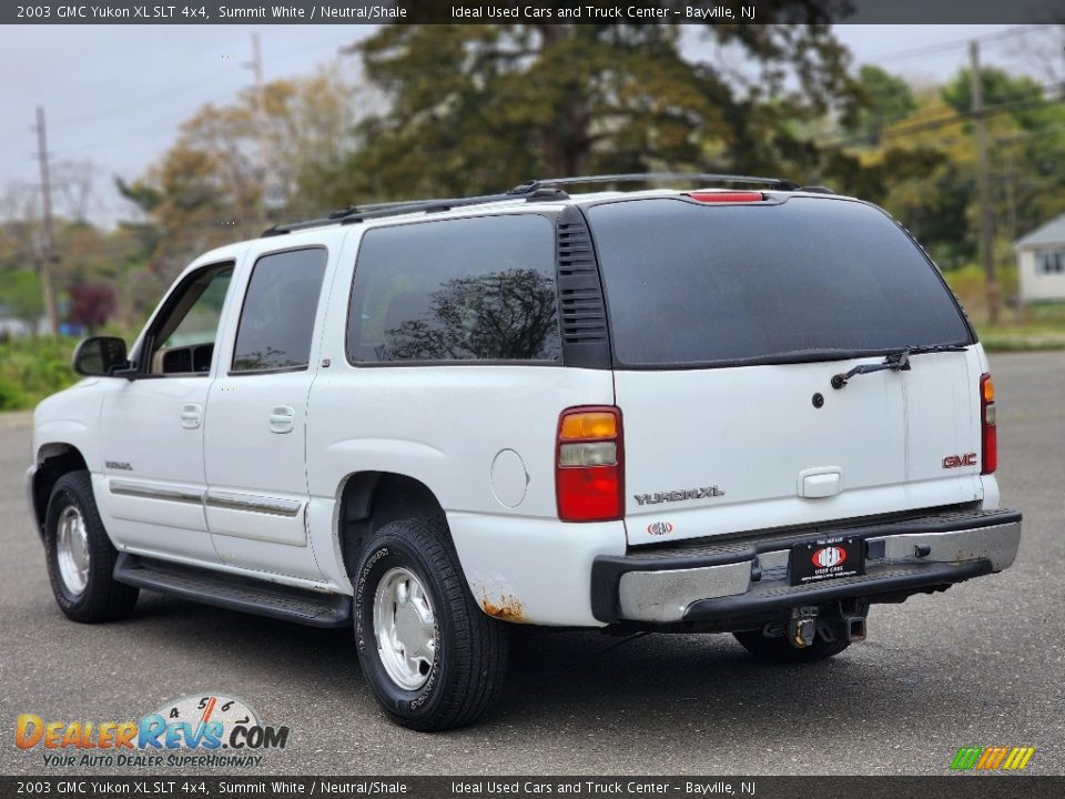 2003 GMC Yukon XL SLT 4x4 Summit White / Neutral/Shale Photo #5