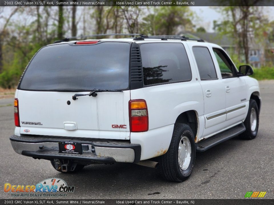 2003 GMC Yukon XL SLT 4x4 Summit White / Neutral/Shale Photo #7