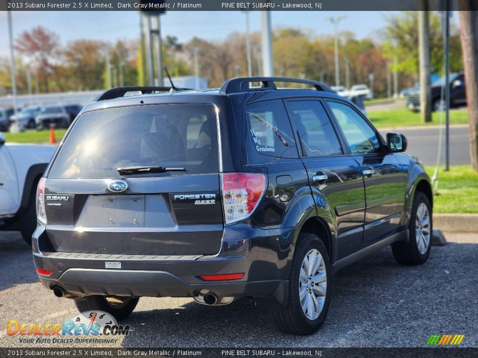 2013 Subaru Forester 2.5 X Limited Dark Gray Metallic / Platinum Photo #6