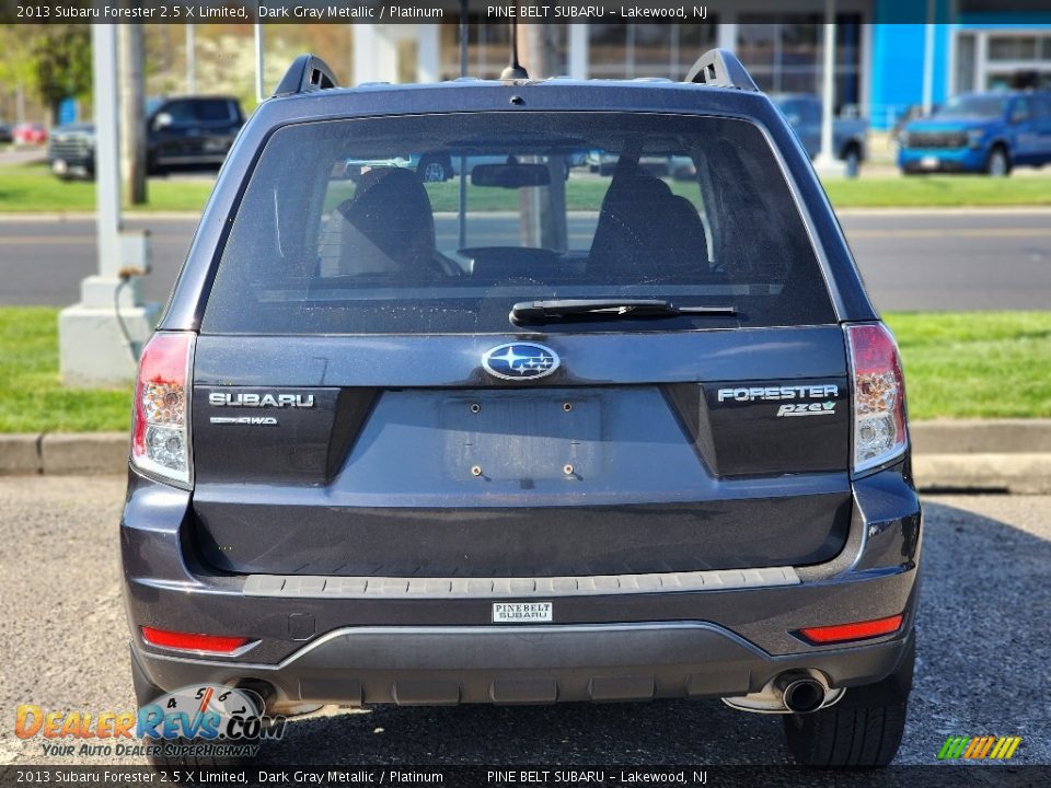 2013 Subaru Forester 2.5 X Limited Dark Gray Metallic / Platinum Photo #7