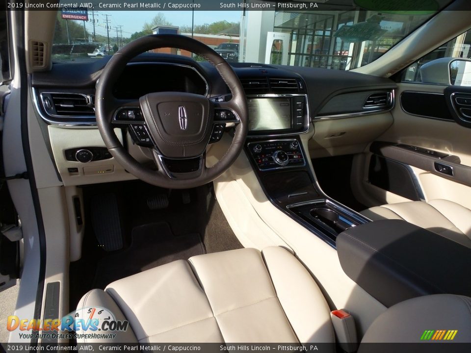 2019 Lincoln Continental AWD Ceramic Pearl Metallic / Cappuccino Photo #17