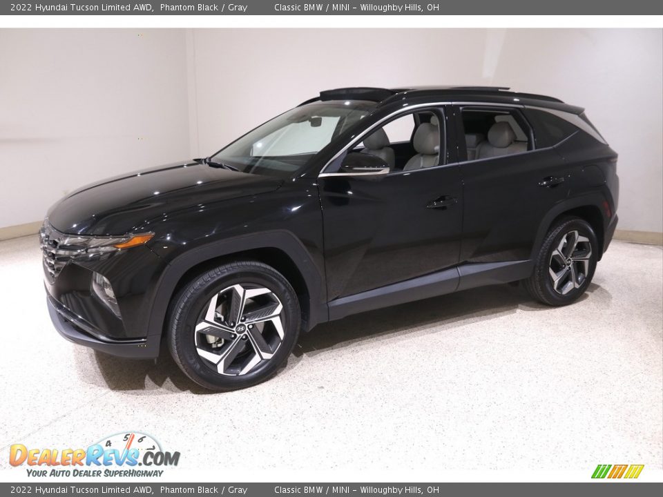 2022 Hyundai Tucson Limited AWD Phantom Black / Gray Photo #3