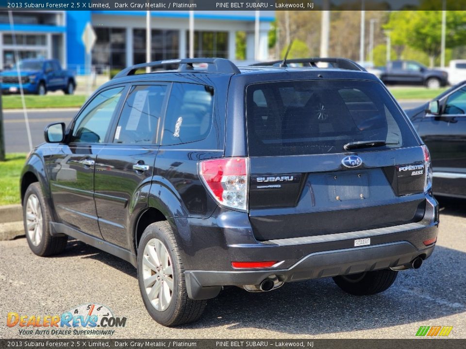 2013 Subaru Forester 2.5 X Limited Dark Gray Metallic / Platinum Photo #8