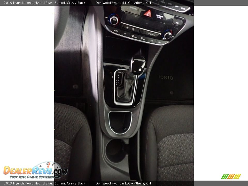 2019 Hyundai Ioniq Hybrid Blue Summit Gray / Black Photo #28