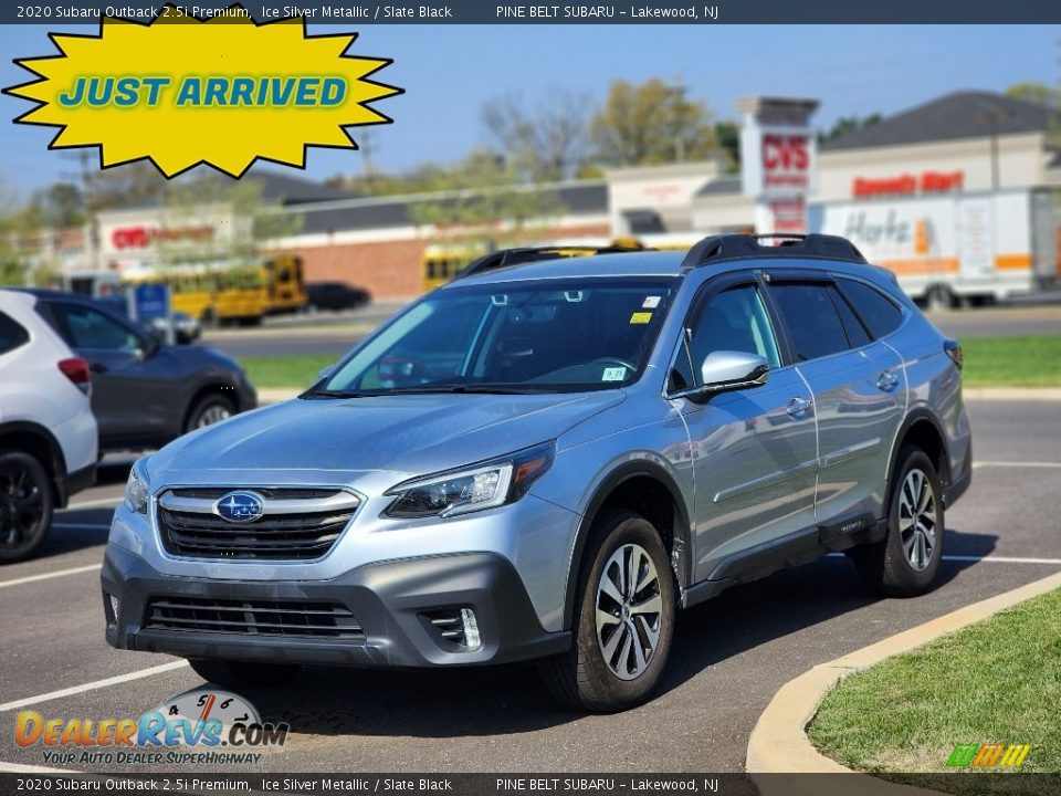 2020 Subaru Outback 2.5i Premium Ice Silver Metallic / Slate Black Photo #1