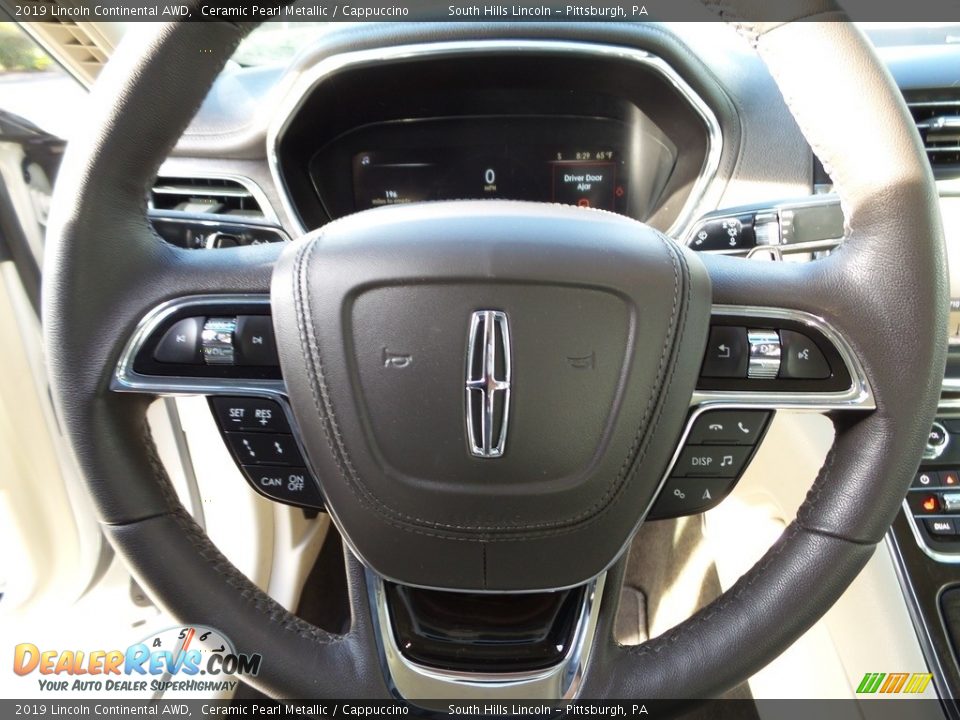 2019 Lincoln Continental AWD Ceramic Pearl Metallic / Cappuccino Photo #21