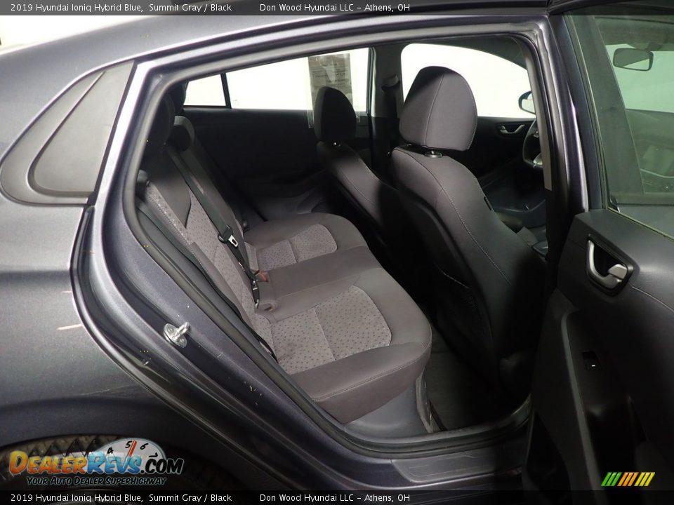 2019 Hyundai Ioniq Hybrid Blue Summit Gray / Black Photo #33