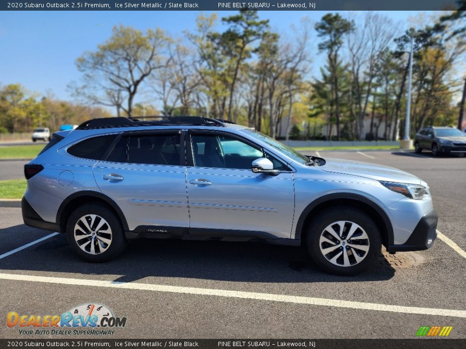 2020 Subaru Outback 2.5i Premium Ice Silver Metallic / Slate Black Photo #4