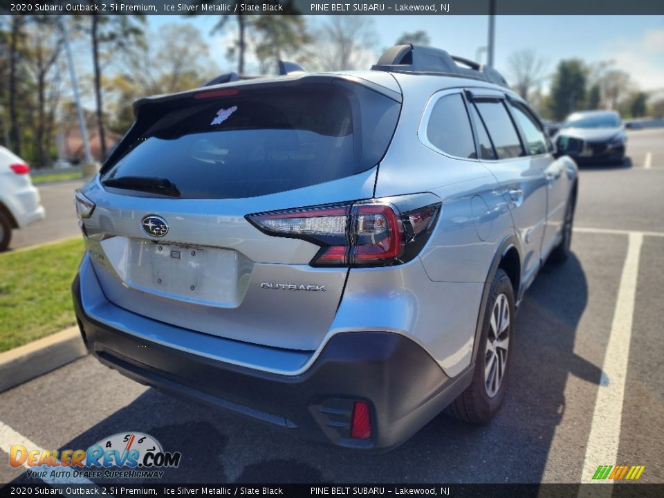 2020 Subaru Outback 2.5i Premium Ice Silver Metallic / Slate Black Photo #6
