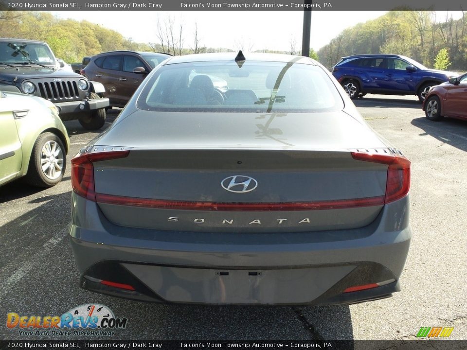 2020 Hyundai Sonata SEL Hampton Gray / Dark Gray Photo #3