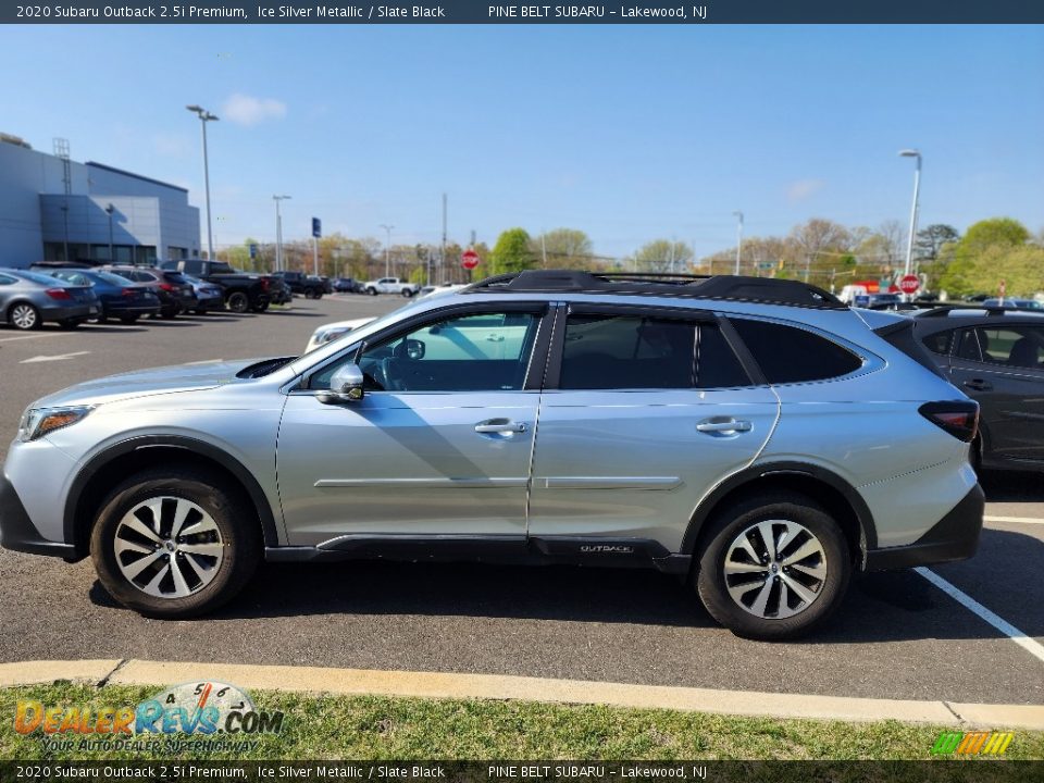 2020 Subaru Outback 2.5i Premium Ice Silver Metallic / Slate Black Photo #9