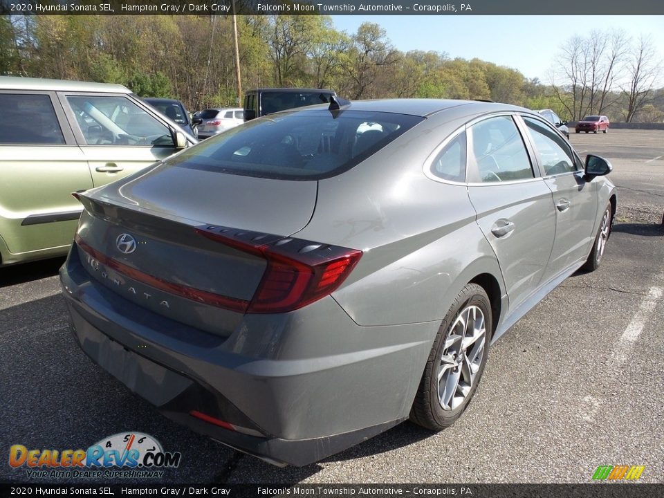 2020 Hyundai Sonata SEL Hampton Gray / Dark Gray Photo #4