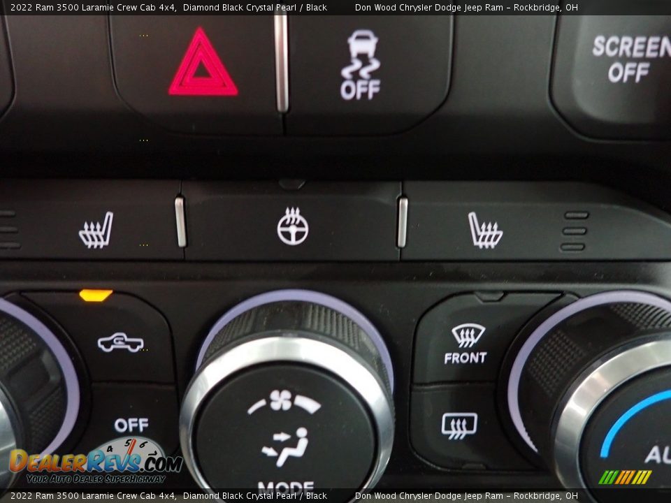 2022 Ram 3500 Laramie Crew Cab 4x4 Diamond Black Crystal Pearl / Black Photo #4
