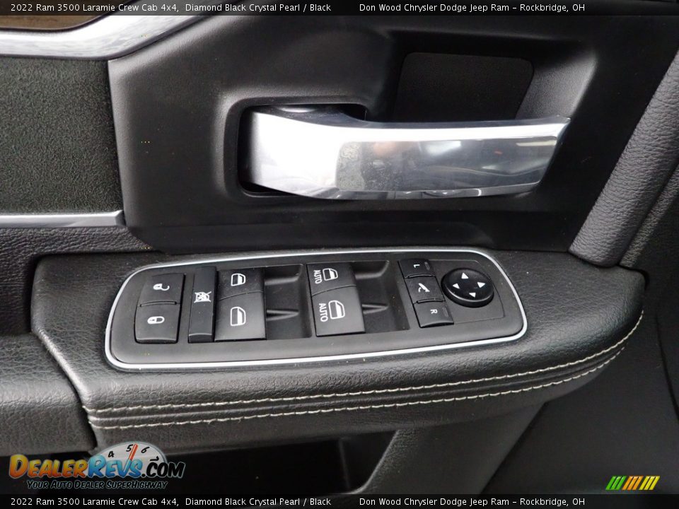 2022 Ram 3500 Laramie Crew Cab 4x4 Diamond Black Crystal Pearl / Black Photo #12