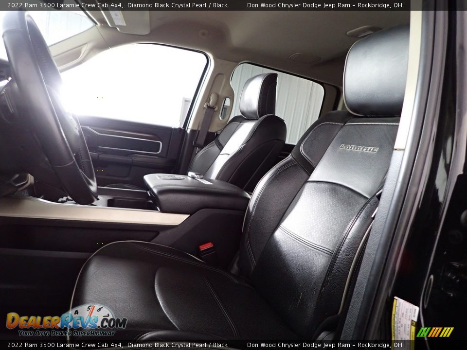 2022 Ram 3500 Laramie Crew Cab 4x4 Diamond Black Crystal Pearl / Black Photo #14