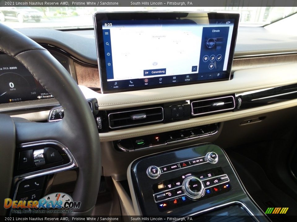 2021 Lincoln Nautilus Reserve AWD Pristine White / Sandstone Photo #22