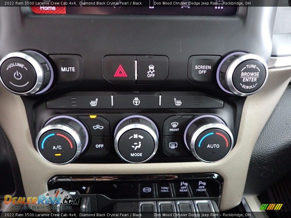 2022 Ram 3500 Laramie Crew Cab 4x4 Diamond Black Crystal Pearl / Black Photo #19