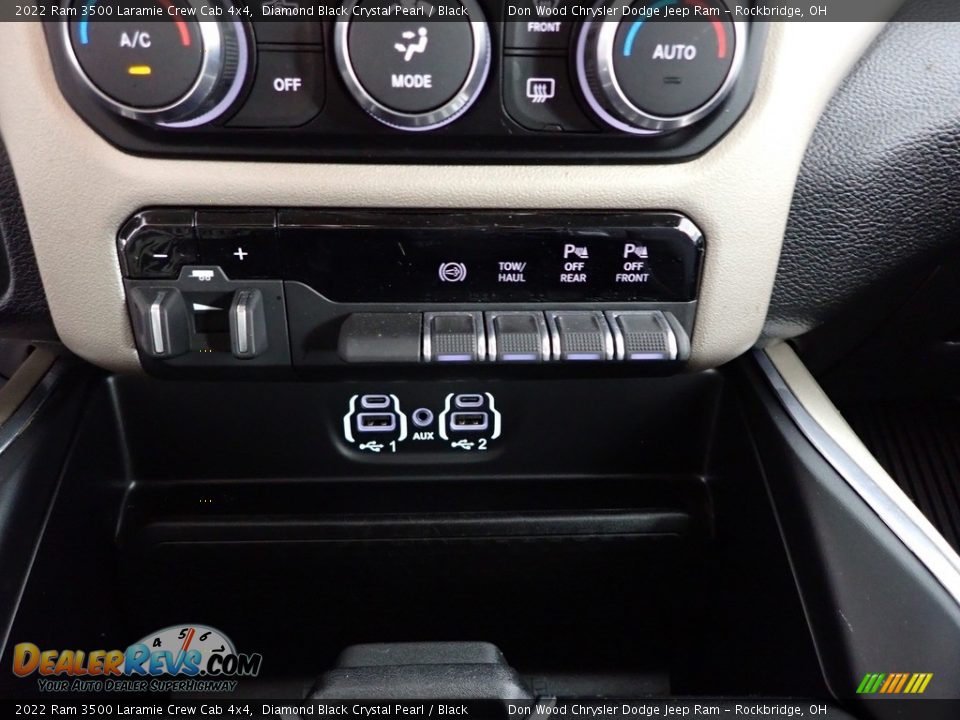 2022 Ram 3500 Laramie Crew Cab 4x4 Diamond Black Crystal Pearl / Black Photo #20