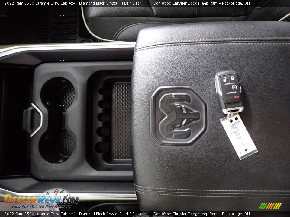 2022 Ram 3500 Laramie Crew Cab 4x4 Diamond Black Crystal Pearl / Black Photo #21
