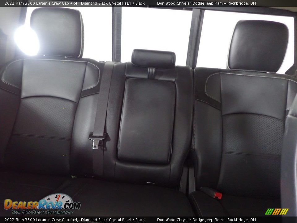 2022 Ram 3500 Laramie Crew Cab 4x4 Diamond Black Crystal Pearl / Black Photo #23