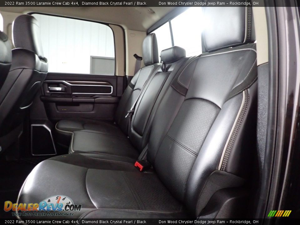 2022 Ram 3500 Laramie Crew Cab 4x4 Diamond Black Crystal Pearl / Black Photo #25
