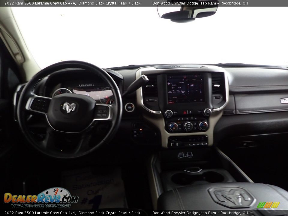 2022 Ram 3500 Laramie Crew Cab 4x4 Diamond Black Crystal Pearl / Black Photo #26