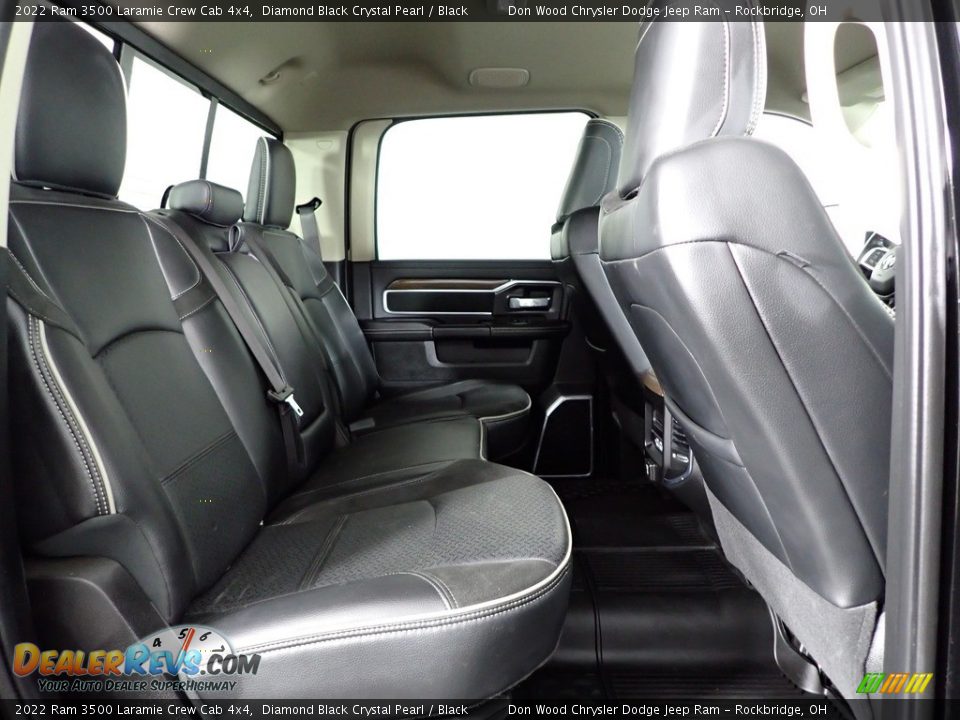 2022 Ram 3500 Laramie Crew Cab 4x4 Diamond Black Crystal Pearl / Black Photo #30
