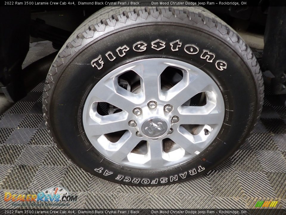 2022 Ram 3500 Laramie Crew Cab 4x4 Diamond Black Crystal Pearl / Black Photo #31
