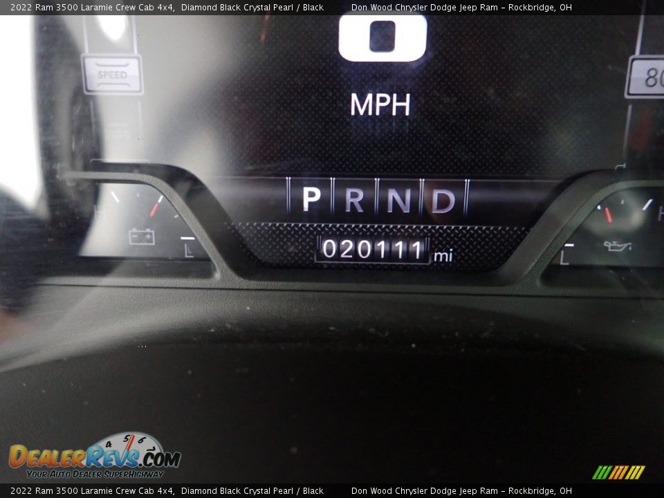 2022 Ram 3500 Laramie Crew Cab 4x4 Diamond Black Crystal Pearl / Black Photo #32